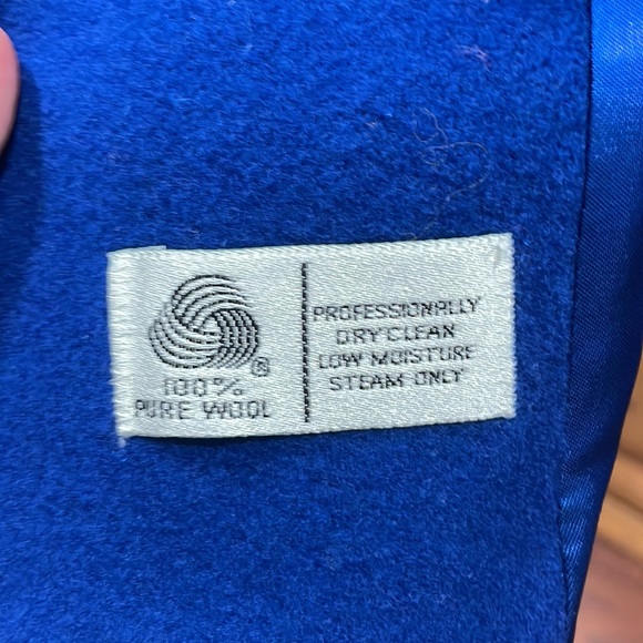 Vintage Pristine Condition 100% Wool Anne Klein ll Coat Petites - Picture 4 of 7